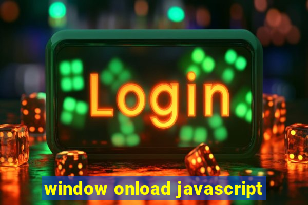 window onload javascript